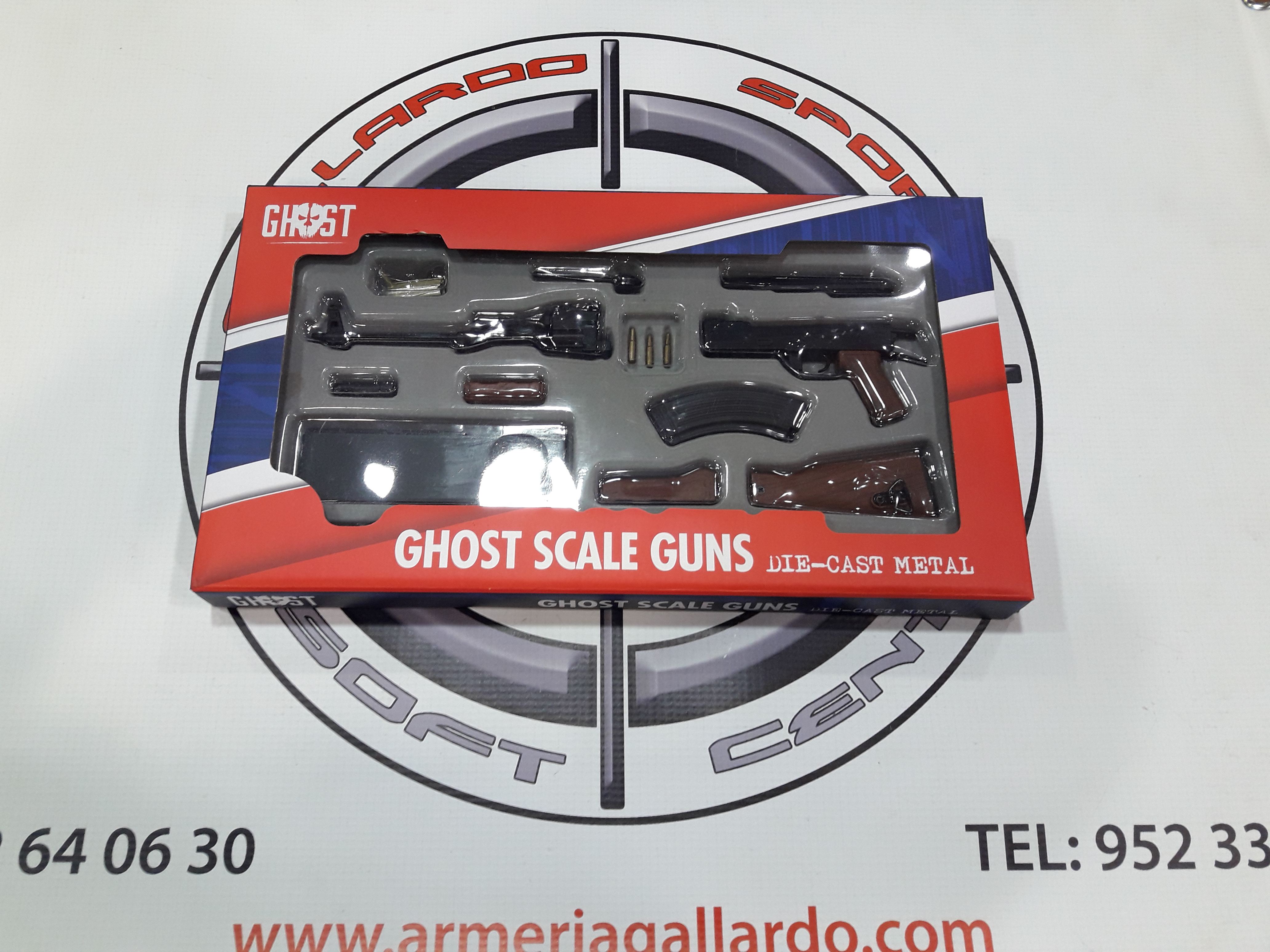 REPLICA A ESCALA FUSIL AK-47 GHOST